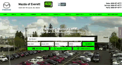 Desktop Screenshot of mazdaofeverett.com