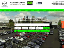 Tablet Screenshot of mazdaofeverett.com